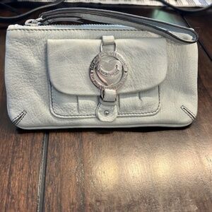 Juicy Couture Baby Blue Wristlet Wallet